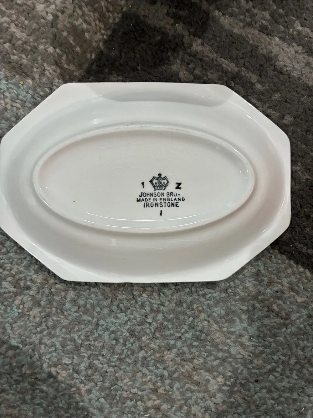 Vintage gravy boat and plate